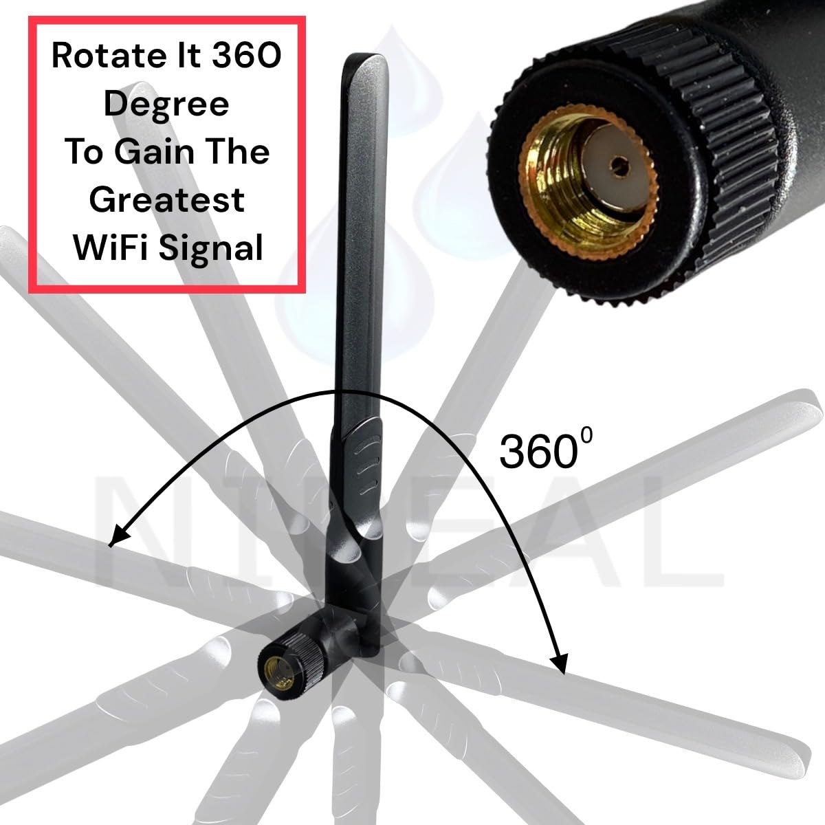 2-Pack Dual Band Antenna WiFi 2.4GHz 5GHz 5.8GHz 8dBi RP-SMA Male,U.FL IPEX MHF4 to RP SMA Female Extension Cable for M.2 NGFF Intel Wireless Network