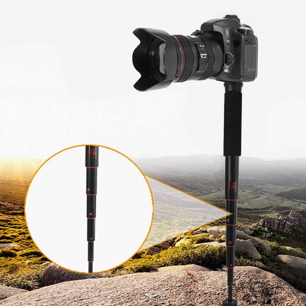 Mini Camera Monopod 48 Inch, Portable Adjustable Height Monopod Selfie Stick Mount Support Rod for DSLR Camera Mirrorless Camera, Flash, Mobile