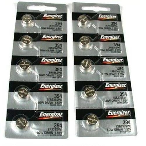 10 394 / 380 Energizer Watch Batteries SR936W SR936SW