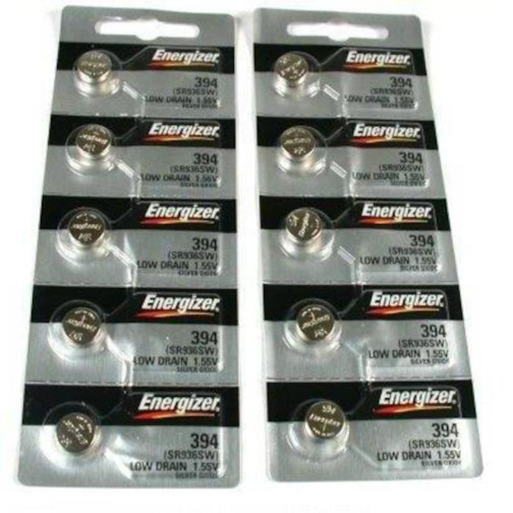 10 394 / 380 Energizer Watch Batteries SR936W SR936SW