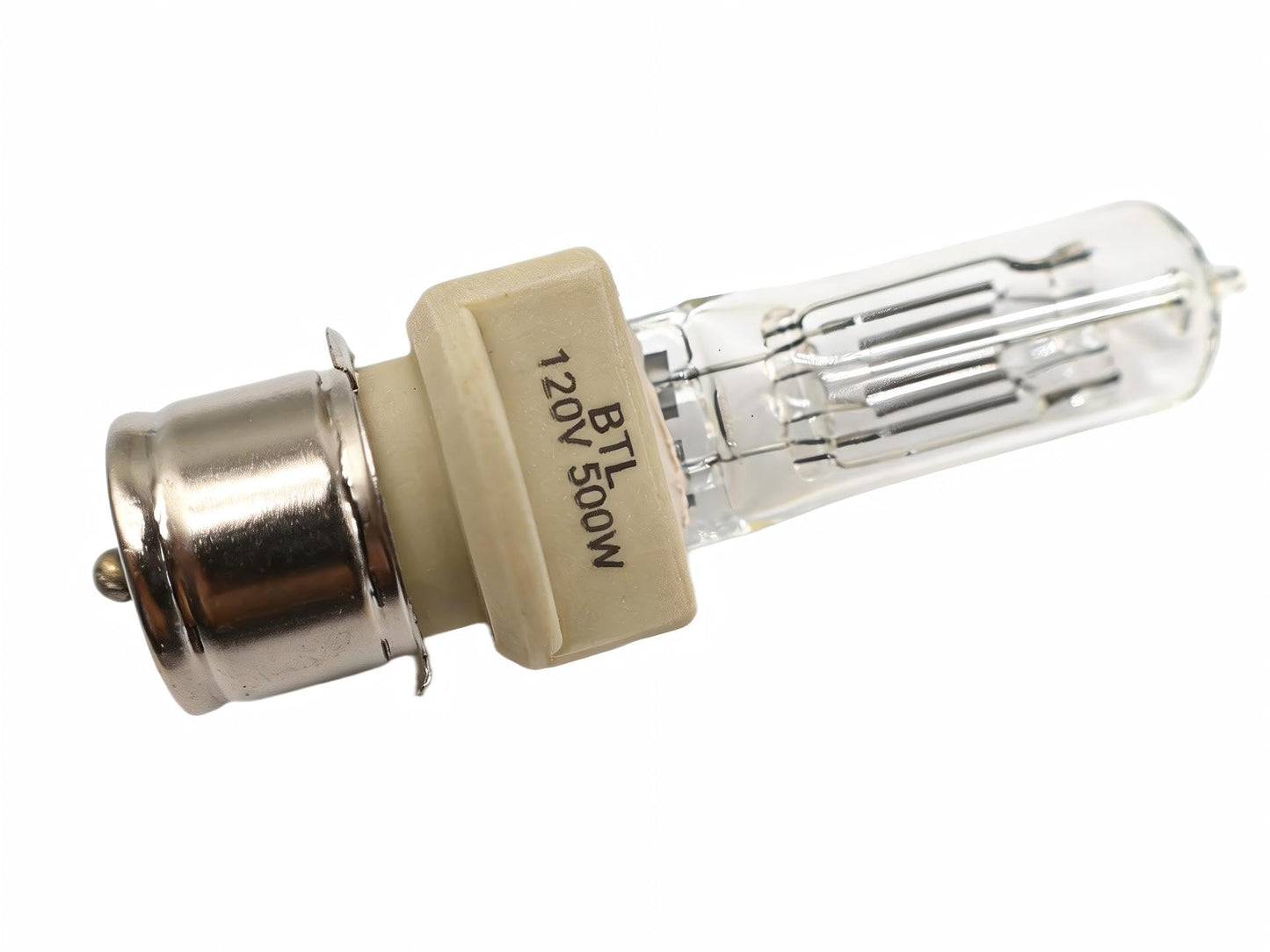 Tawelun T6 Halogen Bulb BTL 500W/T6/120V/CL/P28s 500-Watt 120Volt, Clear Bulb