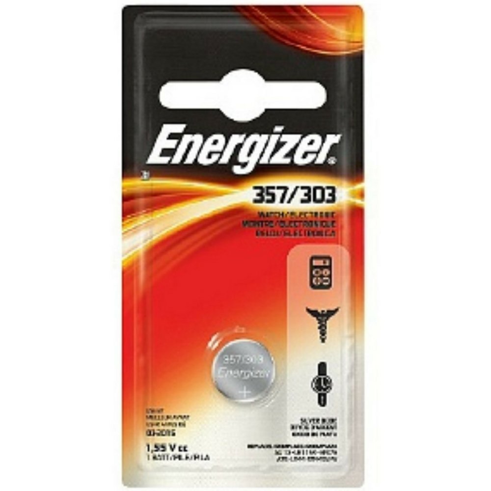 Energizer Watch Battery 1.55 Volt 357/303 1 Each (Pack of 4)
