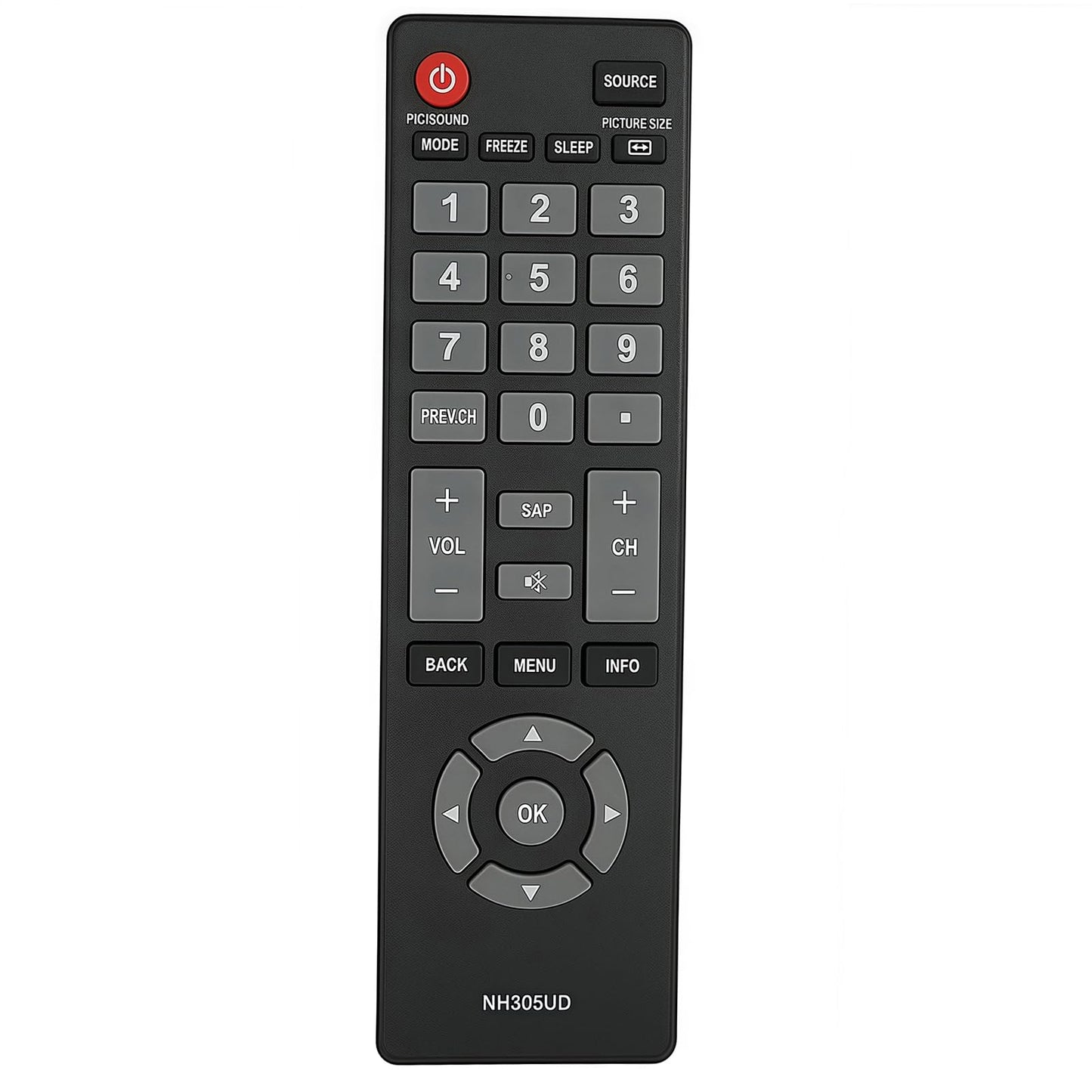 Replacement Remote Control Compatible for Emerson LED LCD TV NH310UP LF501EM4A LF320EM4A LC391EM4