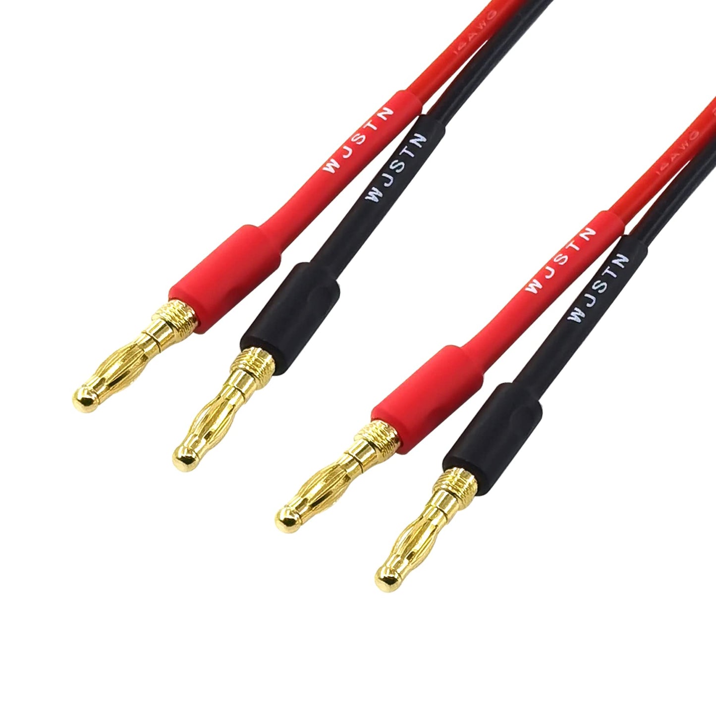 WJSTN bnc to Banana Plug Adapter,Banana Plug Adapter Male to Male BNC Socket Binding Post Splitter Connecto