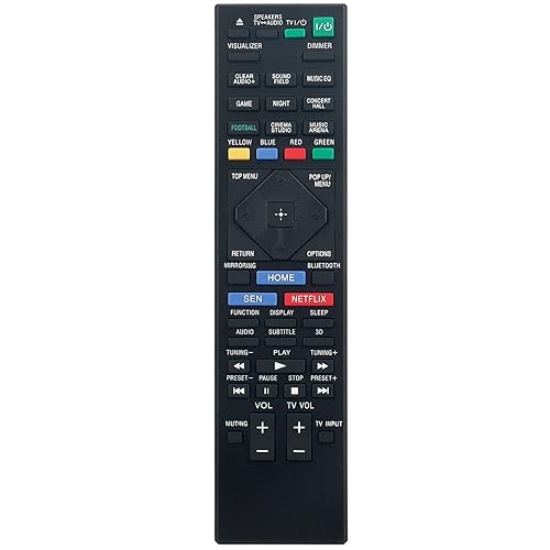 NTQinParts Replacement Remote Control Controller for Sony Home Theater BDV-N7200W BDV-N5200W BDV-N9200W