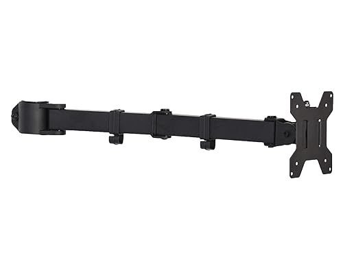 VIVO Fully Adjustable Single Monitor Arm for Desk Mount Stand, Monitor Arm for 1 Screen up to 27 inches, Black, PT-SD-AM01A