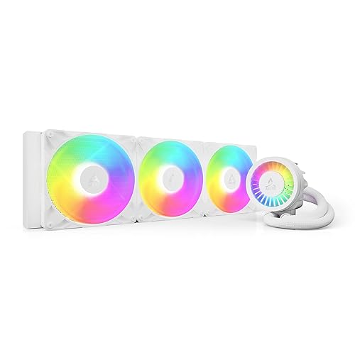 ARCTIC Liquid Freezer III Pro 420 A-RGB - AIO CPU Cooler, 3 x 140 mm Water Cooling, 38 mm Radiator, PWM Pump, VRM Fan, AMD AM5/AM4, Intel LGA1851/1700