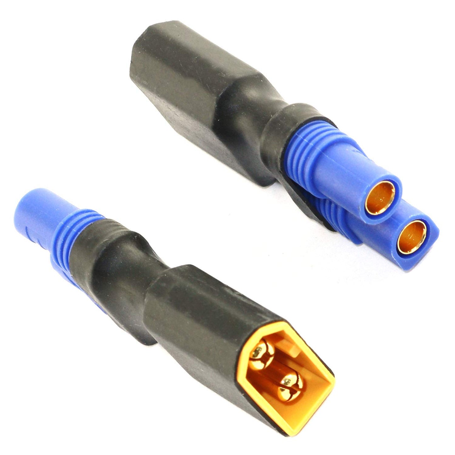 RuiLing 2-Pack XT60 Male to EC3 Female Converter Connector Adapter No Wires
