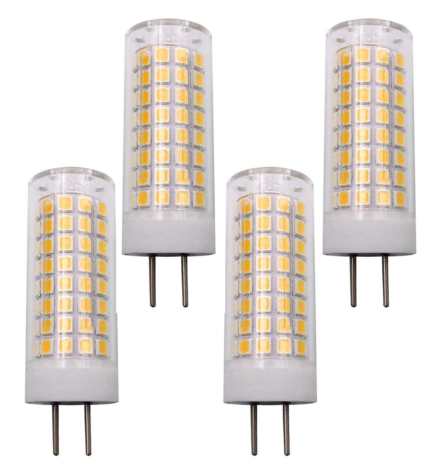 Minsily GY6.35 LED Bulb 10W G6.35 Bi-pin Base Dimmable LED Ceramics Corn Bulb 90W Halogen Equivalent 102 LEDs 2835 SMD 1000LM T4 G8 Light Bulb 110V