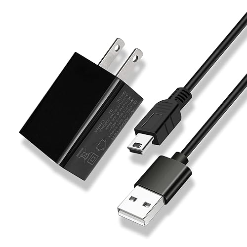 5ft Mini USB Charger Cord for Garmin Delta XC/Sport/Sport XC/Upland/Upland XC,Darklimiter Deluxe,TI-84 Plus/CE/C Silver,Blue Yeti/Pro Mic,T5,GPS Dog