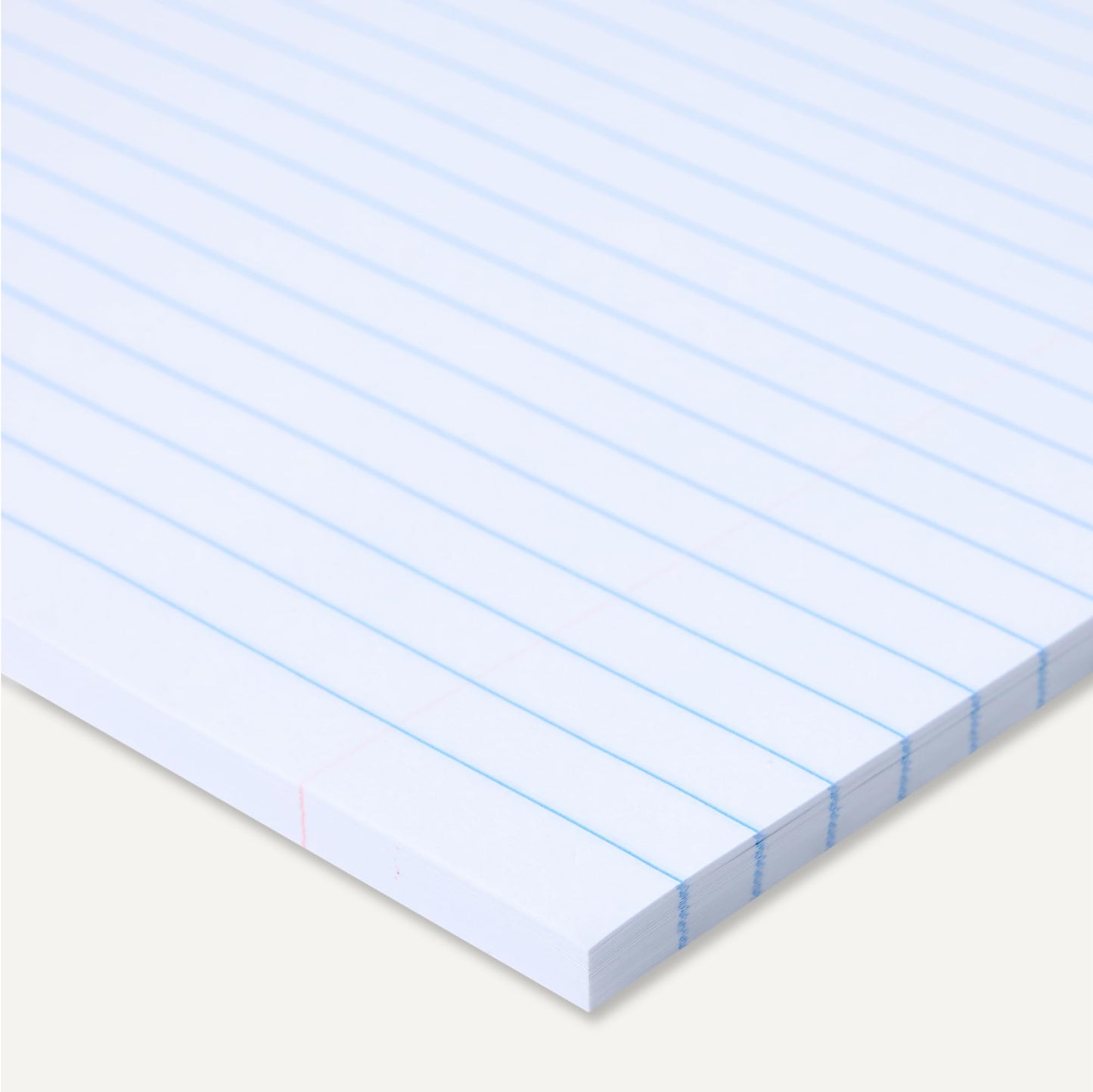 Amazon Basics Wide Ruled Loose Leaf Paper, 10.5" x 8", 150 Sheets, No Binding, White, 1-Pack