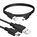 Mini USB A to Mini B Cable - 10ft Fast Charging - Compatible with GoPro, USB Mic, Garmin, PS3, DashCam