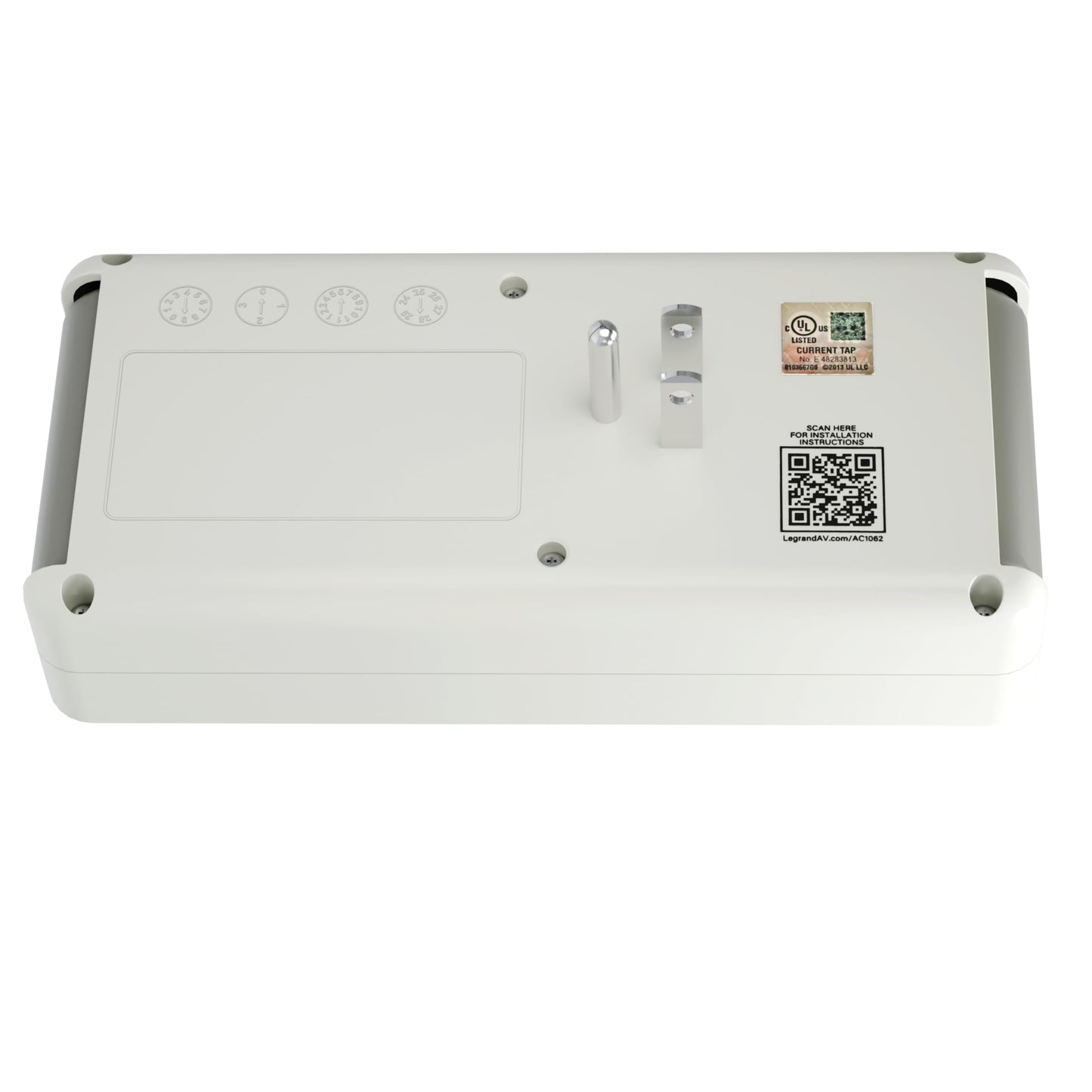 On-Q 6 Outlet Enclosure Surge Protector with One USB-A and One USB-C