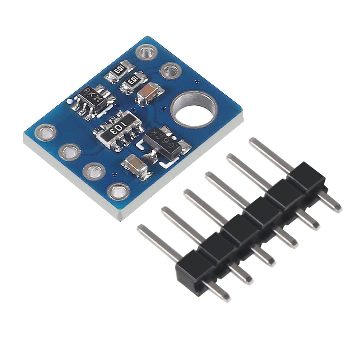 ACEIRMC 6pcs VL53L0X Laser Ranging Sensor Module GY-530 VL53L0X Time-of-Flight (ToF) Laser Ranging Sensor Breakout 2.8-5V I2C IIC Interface