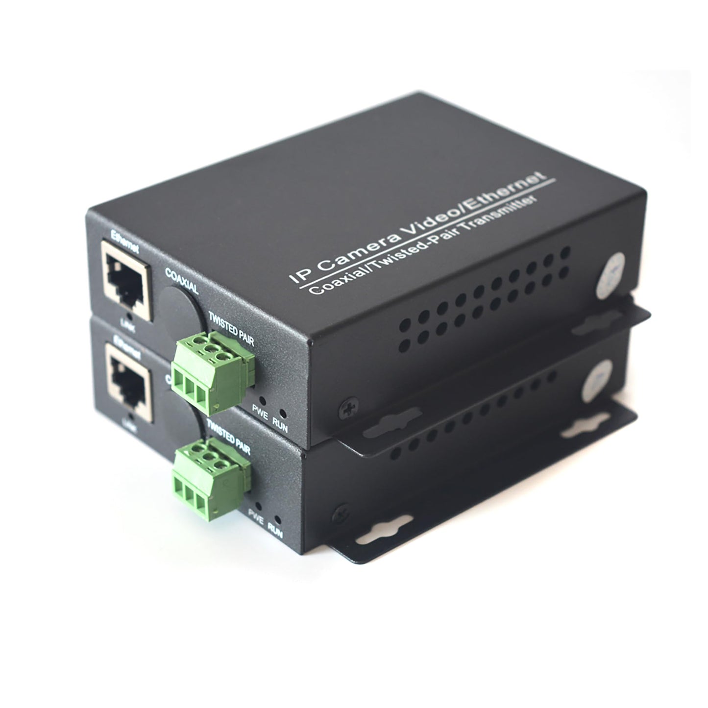 Hebbeko IP Ethernet RJ45 Extenders Over Twisted Pair Telephone Wires Phone Lines up to 1Km for HD Network IP Camera Webcam 1 Pair