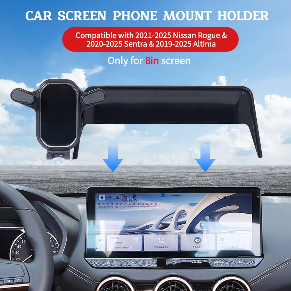 for Nissan Phone Holder Mount Rogue 2021 - 2025 Sentra 2020 - 2025 Altima 2019 - 2025 Accessories Accessory, Car Phone Holder Mount Compatible