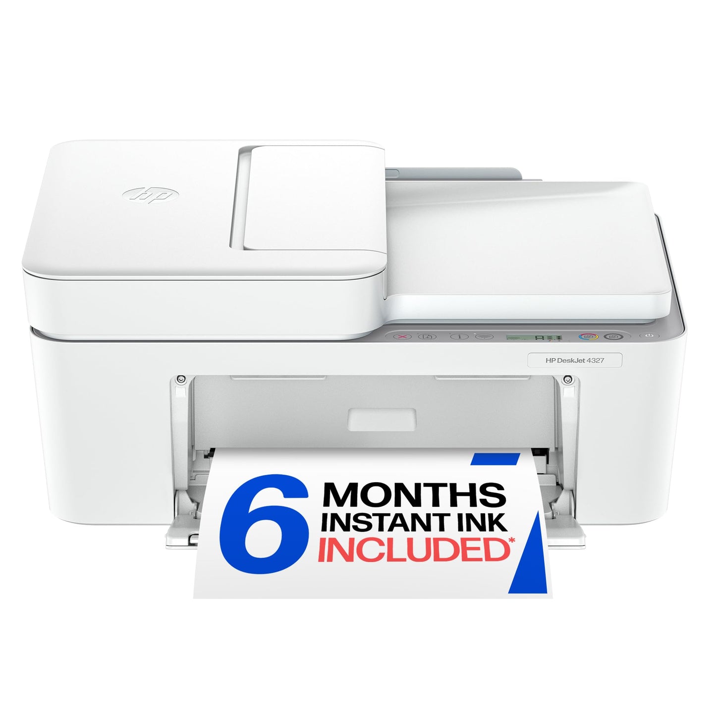 HP DeskJet 4327 Wireless All-in-One Color Inkjet Printer, Scanner, Copier, 6 Month Trial of Instant Ink Included, AI-Capable (B3ZF6A)