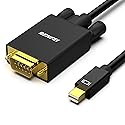 BENFEI Mini Displayport to VGA Cable, 1.8M Thunderbolt to VGA Gold-Plated Cord Compatible for MacBook Air 2010-2017, MacBook Pro 2010-2015,Mac mini