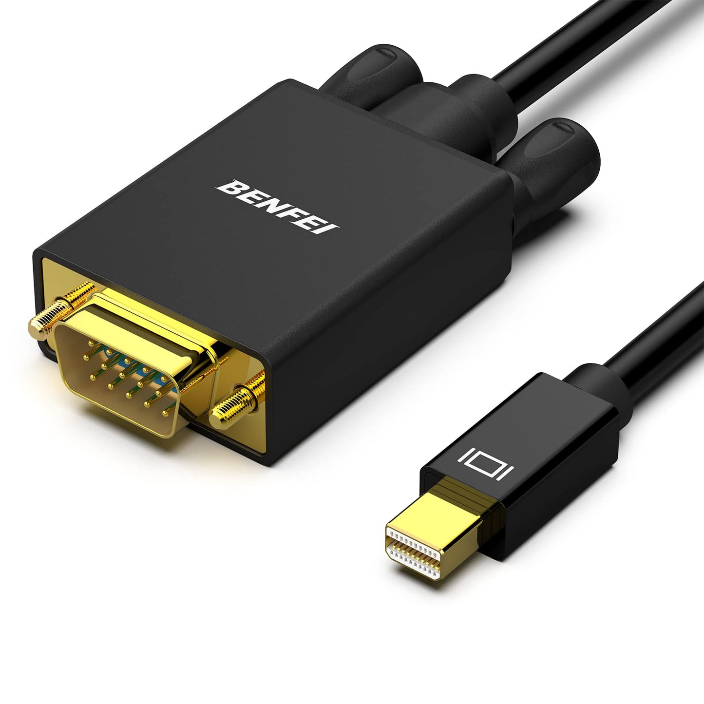 BENFEI Mini Displayport to VGA Cable, 1.8M Thunderbolt to VGA Gold-Plated Cord Compatible for MacBook Air 2010-2017, MacBook Pro 2010-2015,Mac mini