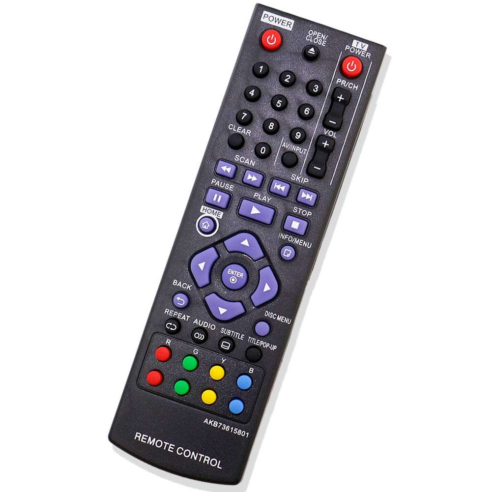 New Replacement Remote Control AKB73615801 fit for LG Blu-ray BP320 BP220 BP200 BP325W BP125 BP220N BP320N BP325