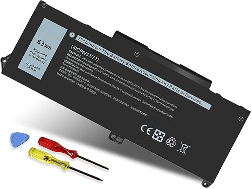 DMKAOLLK 63WH RJ40G Battery for Dell Latitude 15 5520 Latitude 14 5420 Precision 15 3560 Series Laptop, fit for Dell P137G P137G001 F P104F P104F001