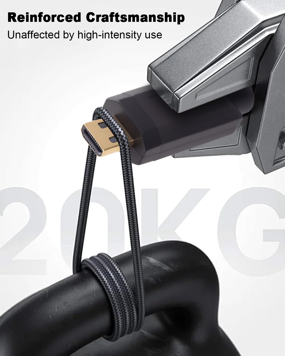 Duttek Micro HDMI to HDMI Coiled Cable 1FT-4FT, 4K@60Hz HDMI to Micro HDMI Adapter Cable Extreme Slim/Thin, 3D for Camera, DSLRs, Camcorders, Portable