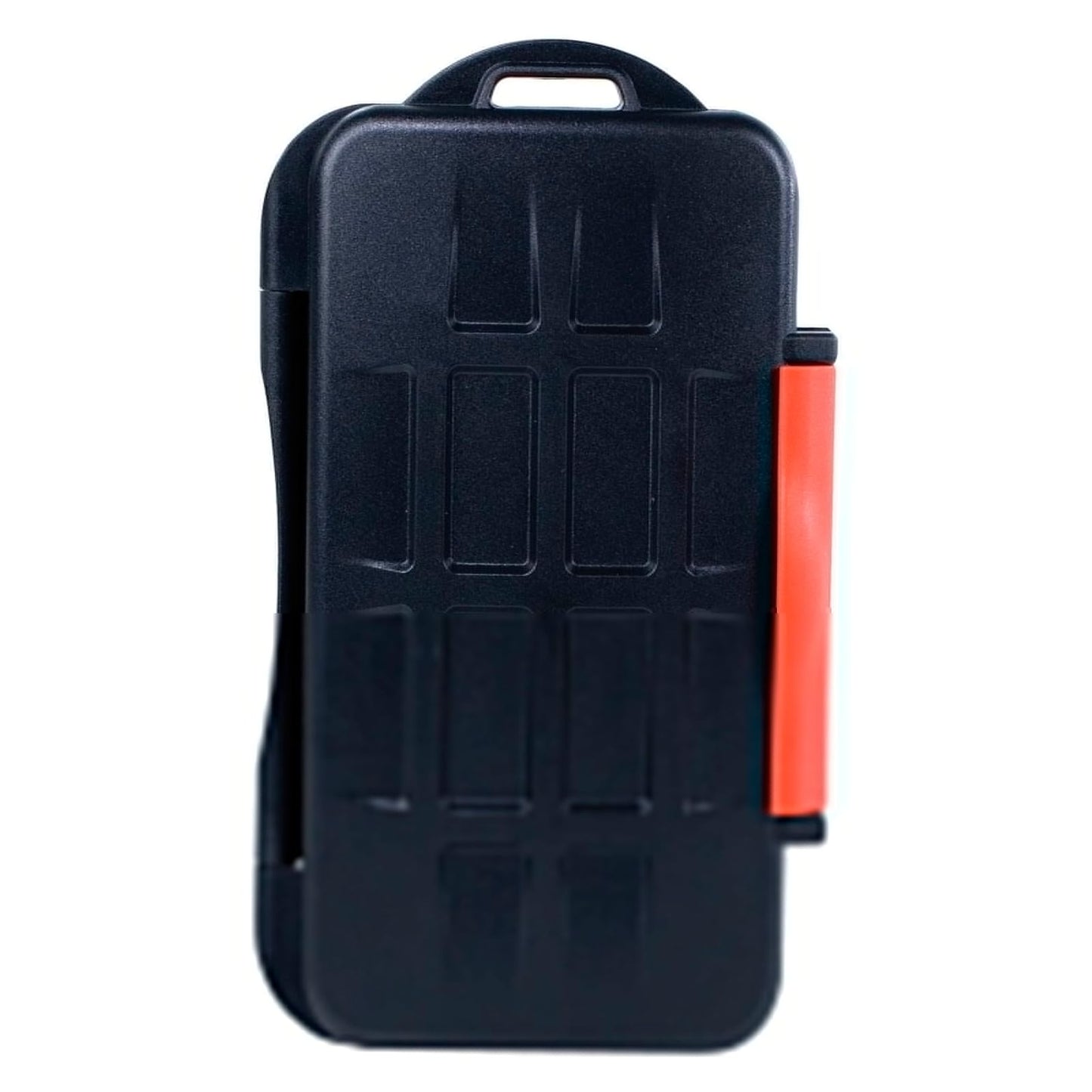 STEALTH CAM Anti-Shock Dust-Proof Waterproof Protective Ergonomic Rubber Sealed ABS-Plasic Shell Memory Card Storage Case - Holds 12 SD & 12 MicroSD