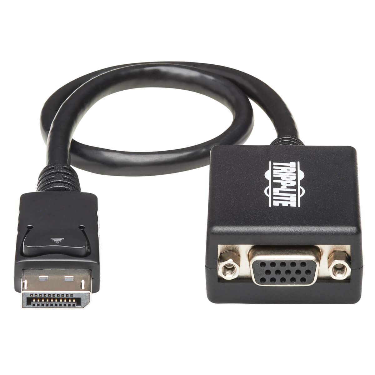 Tripp Lite DisplayPort to VGA Adapter Converter Active DP to VGA 1080p Black M/F 1ft 1' (P134-001-VGA)