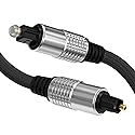 Cyberguys! Optical Audio Cable, Digital Optical Cable with Toslink Connectors, Braided Digital Audio Cables for Soundbar, TV, Receiver, Speaker, Xbox