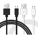 2 Pack Charger Charging Micro USB Cable for Samsung Galaxy Tab A 8.0" 7.0" 9.7" 10.1",E,S,S2,3,4,Tab 3 4 Tablet CE0168, Note 4 5 J3 Phone, Xbox One