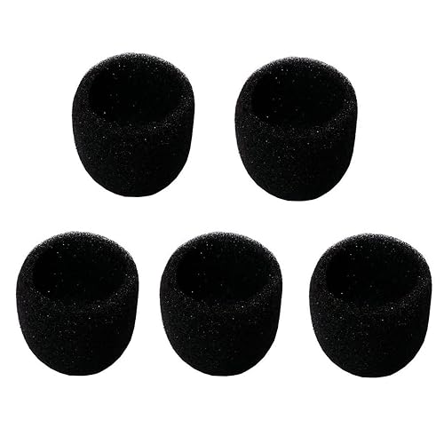 5 Pack Inner Mic Foam Windscreen for Shure SM58, Beta58, PG58 Microphones Cover