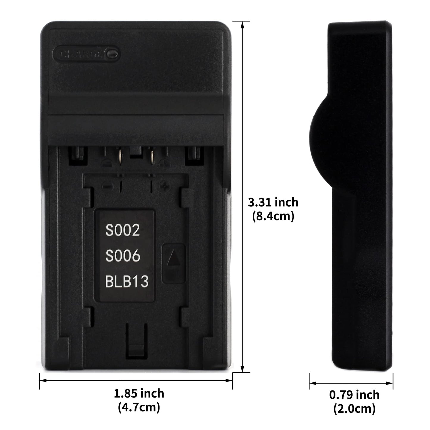 Norifon CGA-S002 USB Charger for Panasonic Lumix DMC-FZ15, DMC-FZ18, DMC-FZ2, DMC-FZ20, DMC-FZ28, DMC-FZ3, DMC-FZ30, DMC-FZ35, DMC-FZ38, DMC-FZ4