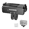 NEEWER Upgraded Quick Release Magnetic Mount Adapter Compatible with DJI Osmo Action 5 Pro/4/3, Action Camera Mount Vlogging Accessories with 1/4"