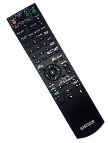 Replaced Remote Control for Sony HCD-HDX589W 148057111 HCD-HDZ278 DAV-DZ570 HCDHDZ273 HCDHDX576WF Home Theater Audio/Video Receiver AV System
