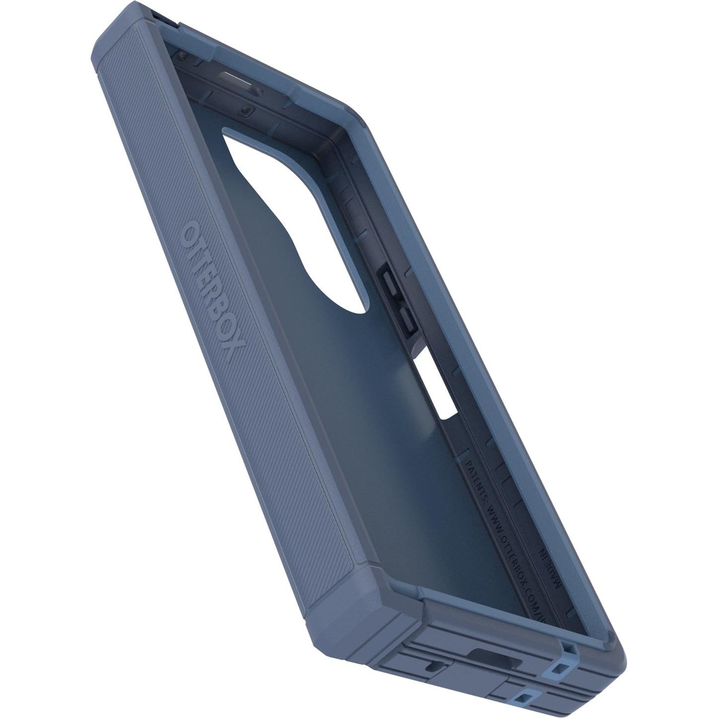 OtterBox Galaxy Z Fold6 Defender Series XT Case - Baby Blue Jeans (Blue), screenless, Rugged Hinge Protection, Lanyard Attachment, PowerShare