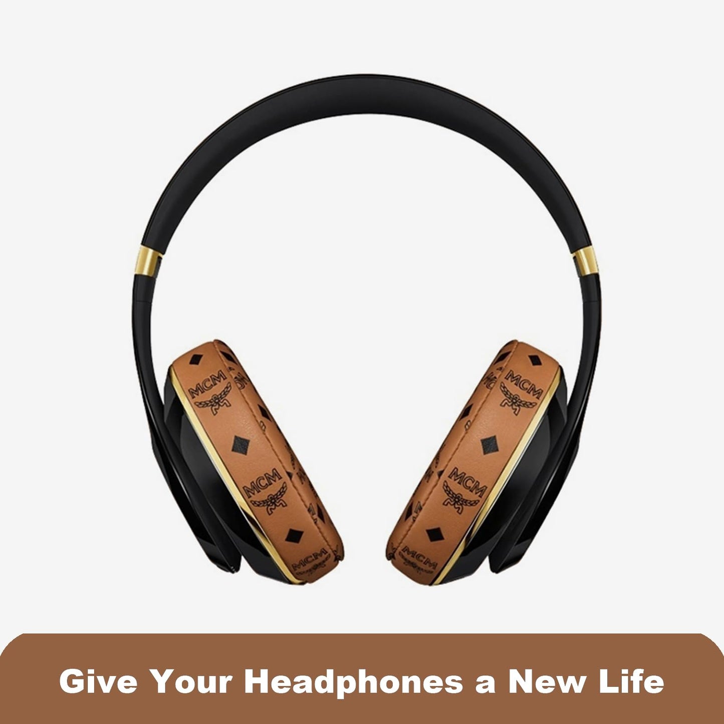 Replacement Ear Pads for Beats Studio 3 Studio 2 Wired/Wireless (Model B0501,B0500) Headphones, Studio 3.0 Earpads with Protein Leather Ear Muffs