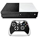 MightySkins Skin Compatible with Microsoft Xbox One S - Black Leather | Protective, Durable, and Unique Vinyl Decal wrap Cover | Easy to Apply