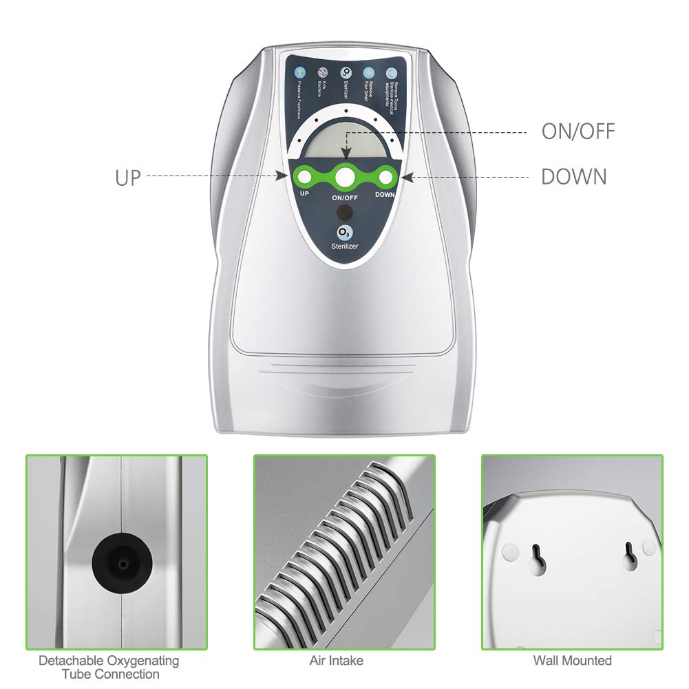 WSTA Ozone Machine Generator, Multipurpose Ozone Machine for Air, Water, Food, Home and Office Using