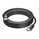 Maximm HDMI Cable 4K Ultra HD 25 Foot Nylon Braided HDMI 2.0 Cable, High Speed 18Gbps 4K60Hz HDR, 3D, 2160p, 1080p, HDCP 2.2, ARC, HDMI Cables