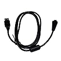 HQRP USB Data Cable Cord Compatible with Sony Cyber-Shot DSC-TX10, DSC-TX20, DSC-TX5, DSC-TX55, DSC-TX66, DSC-TX100, DSC-TX100V Digital Camera Coaster
