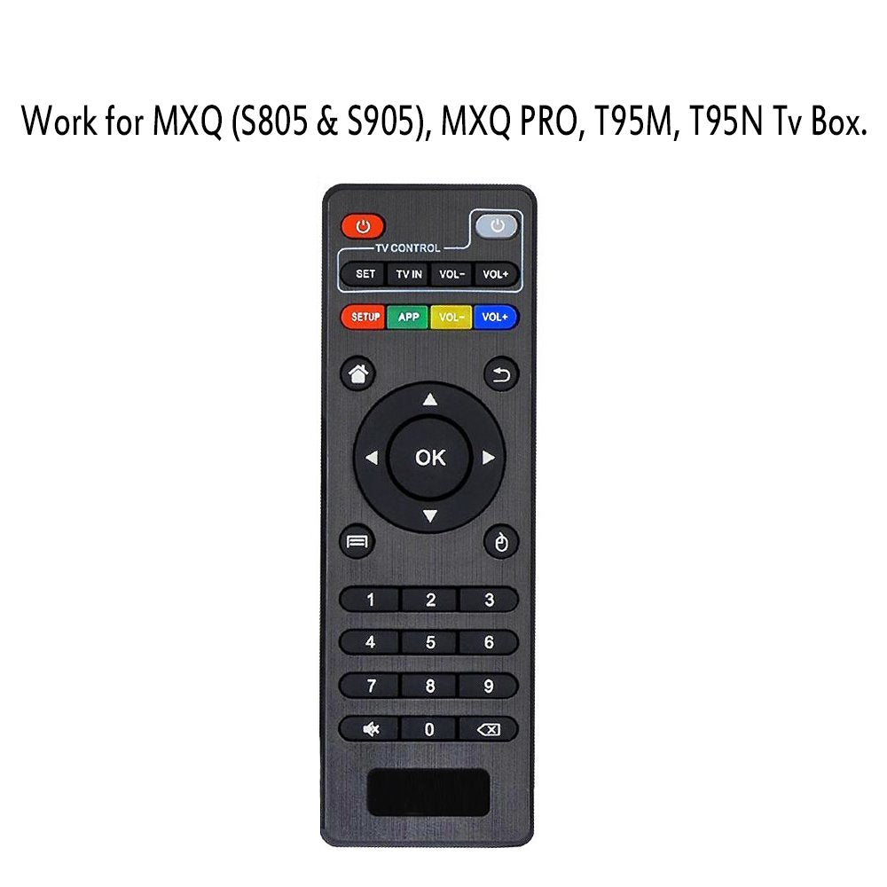 Amiroko Replacement Remote Control Controller for MXQ (Amlogic S805/S905), MXQ PRO, T95N, M8C, M10, M8S, T95M, X96 mini, H96 Pro Android TV Box