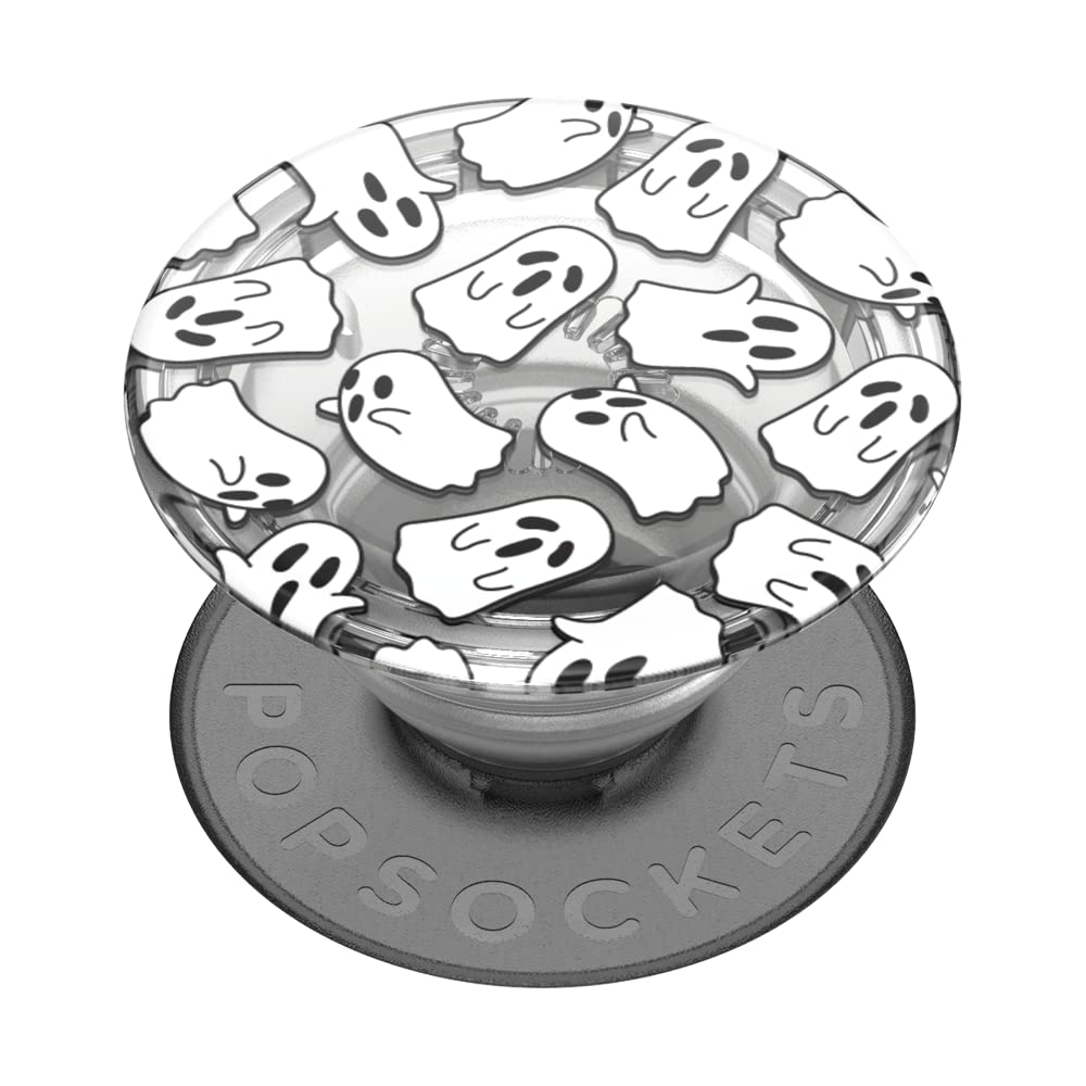 PopSockets Adhesive Phone Grip, Holder, Phone Stand, Halloween - Translucent Ghosted