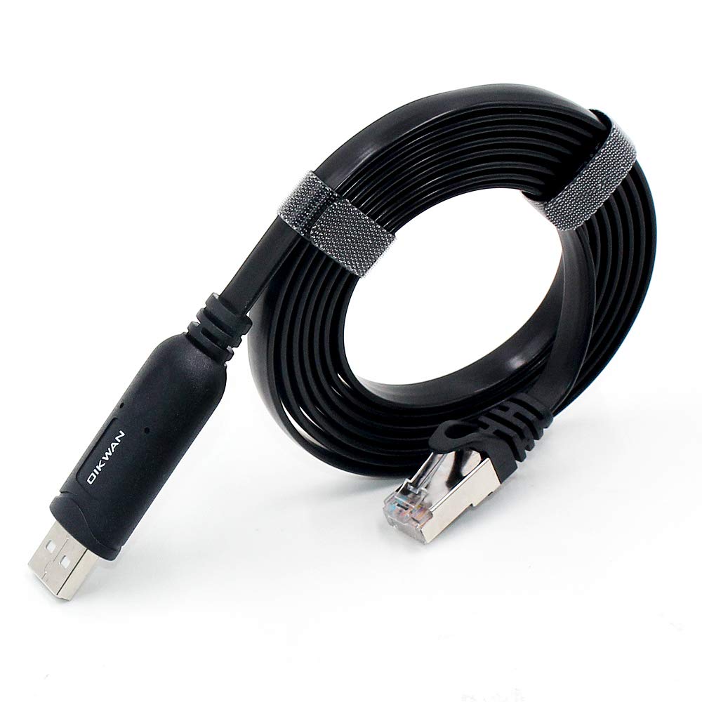 OIKWAN USB Console Cable UART Serial Cable Essential Accesory of Cisco, NETGEAR, Ubiquity, LINKSYS, Routers/Switches for Laptops in Windows, Mac