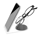 CM Multifuntion Eyeglass Holder Smart Phone Holder Glasses Cellphone Holding Acrylic Stand Desktop Organizer for Home Office Desktop Decoration Decor