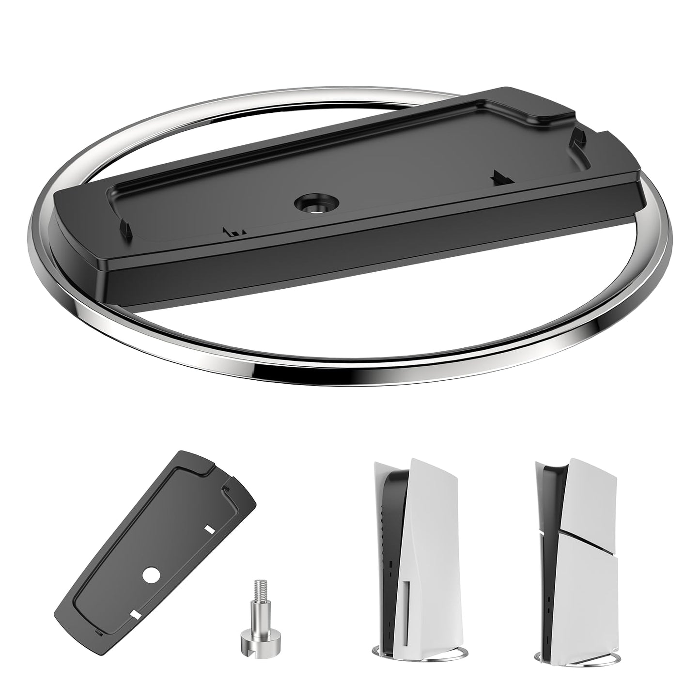 Vertical Stand for P5 Pro, Stable Stand for P5 Pro/Slim Console Disc and Digital, Easy-to-Install Accessories Compatible with P5, with a Nice Look, a