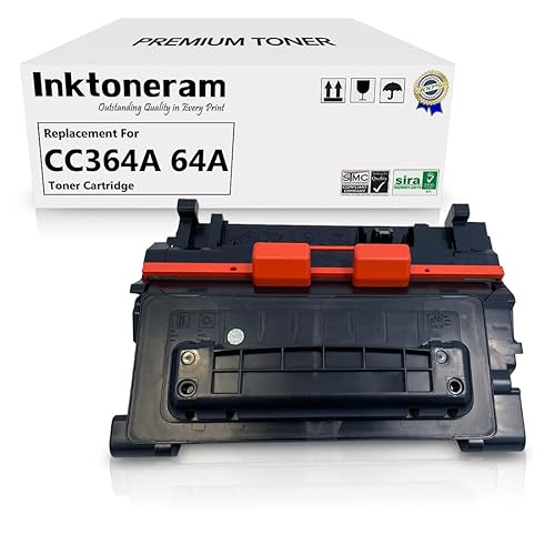 Inktoneram Compatible Toner Cartridge Replacement for HP CC364A 64A LaserJet P4014dn P4014n P4015dn P4015n P4015tn P4015x P4515n P4515tn P4515x