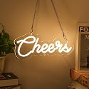 KANAYA Cheers Led Neon Sign Warm White 13.8 Inch