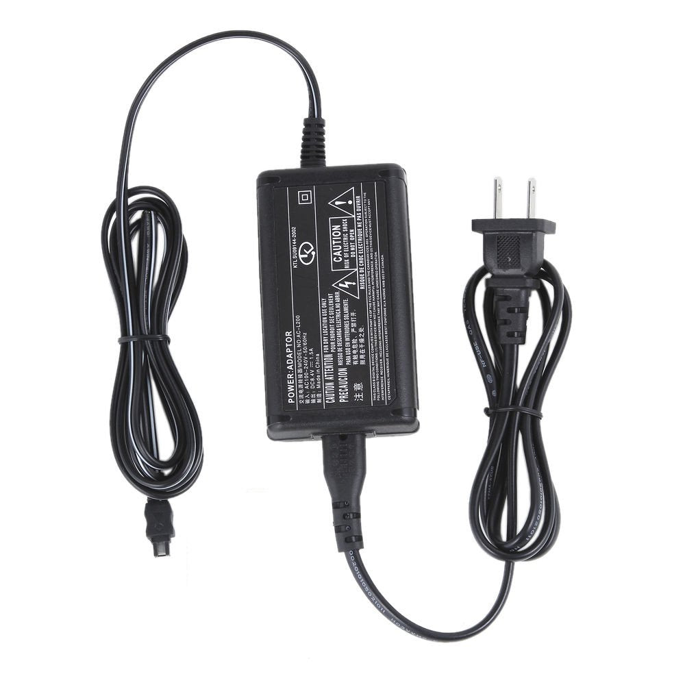 JNSupplier AC DC Adapter Charger w/Power Cord for Sony AC-L200 AC-L200A AC-L200B AC-L200C AC-L200D AC-L200F AC-L200P HandyCam Camcorder