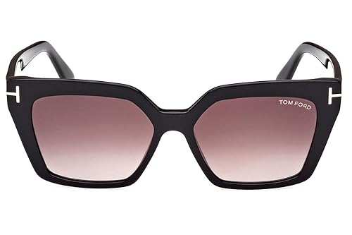 Tom Ford WINONA FT 1030 Shiny Black/Light Violet Shaded 53/15/140 women Sunglasses