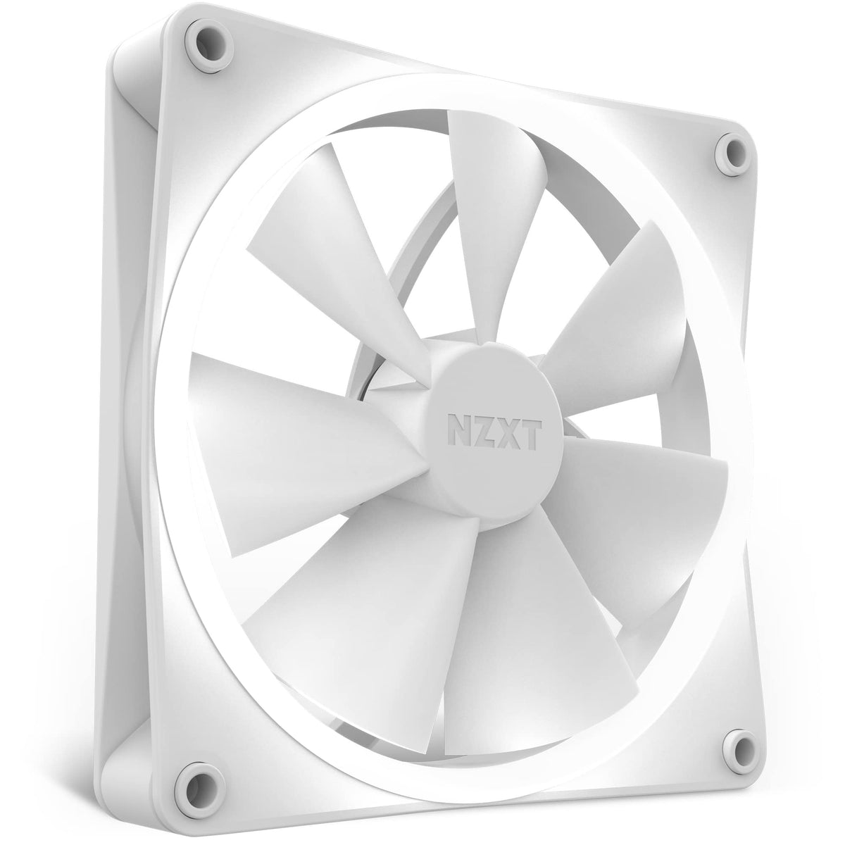 NZXT F140 RGB - 140mm PWM RGB PC Case Fan - White